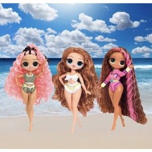 LOL Surprise OMG Swim Dolls Paradise VIP Coastal QT Coral Waves Set Of 3 New